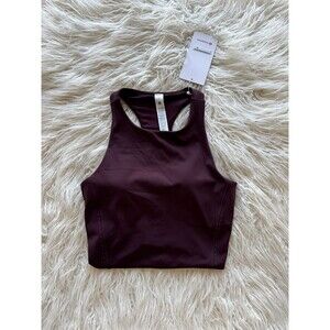 Lululemon Swift Speed Cropped Tank Top Goodnight Plum Size 8
